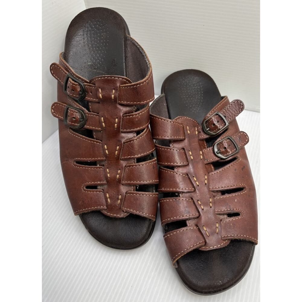 SAS Women's Tango Slide Sandal Brown 8M Tripad Comfort